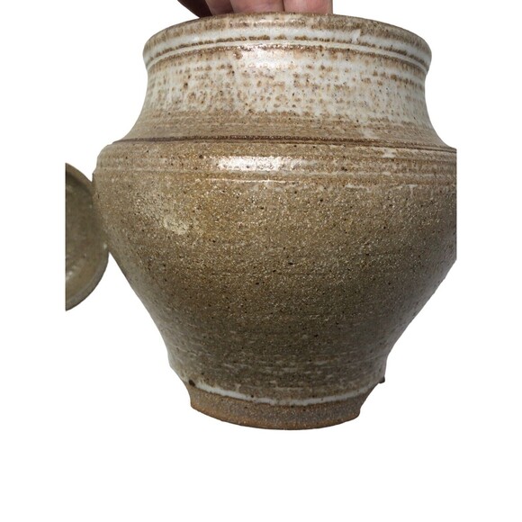 C M Cohen Studio Pottery Tureen Artist Signed 9 1/2" Tall Vintage - Picture 2 of 8